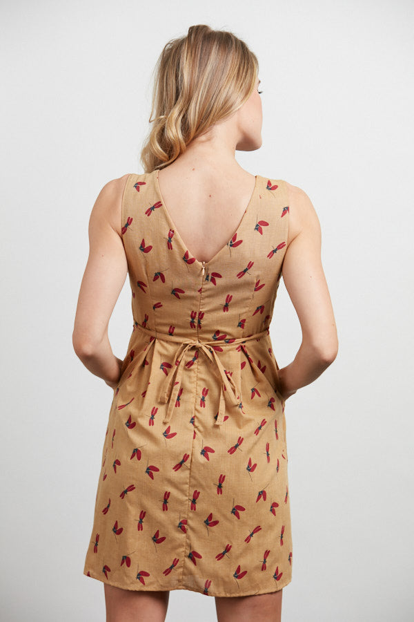 Dragonfly All Over Print Dress