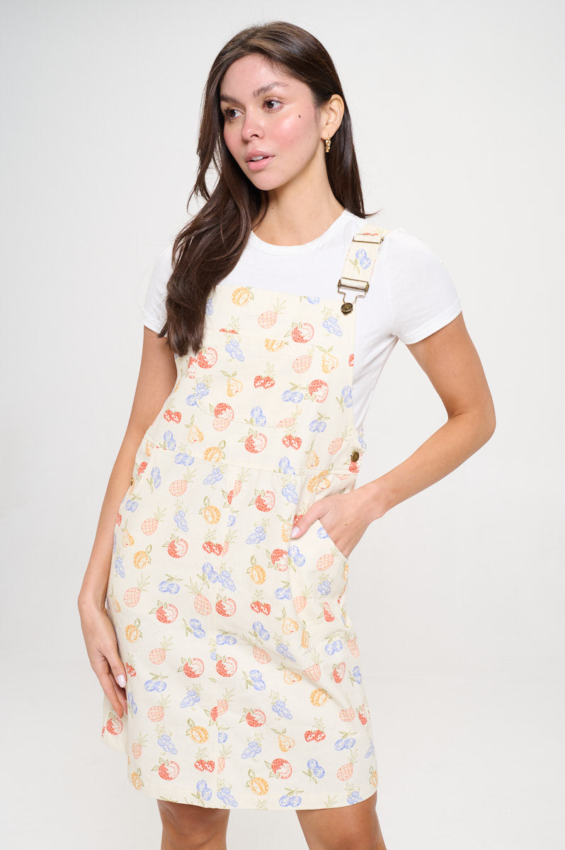 Berries Print Jumper Dress