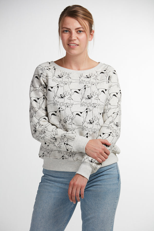 Dog Multi Breed All Over Print Sweatshirt