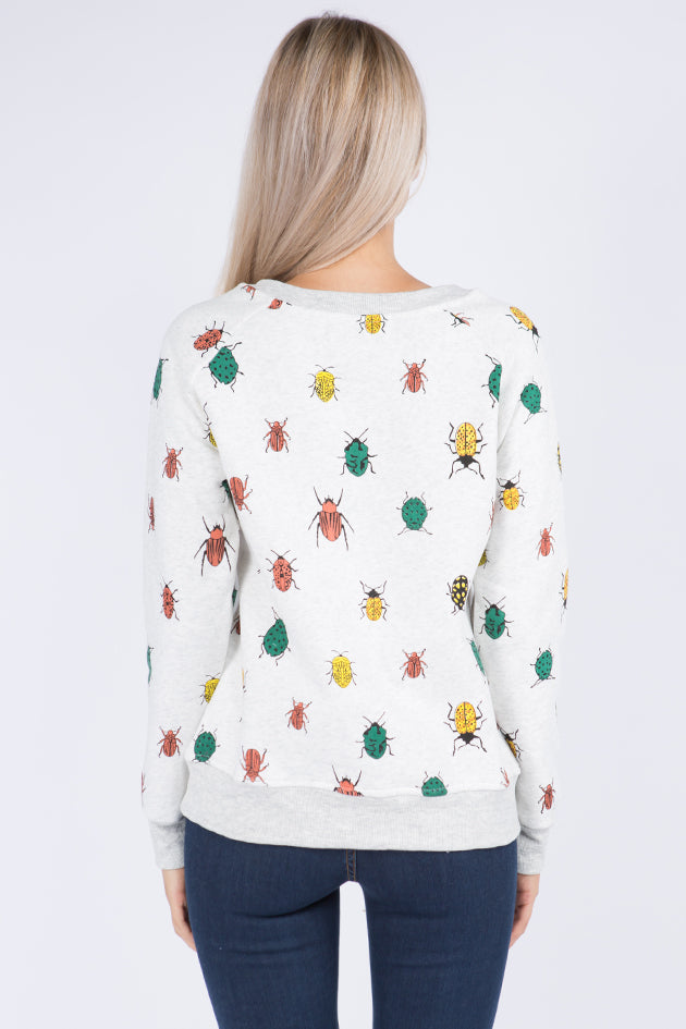 Bug Print Sweatshirt