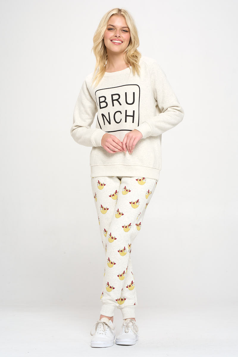 Brunch Print Sweatshirt