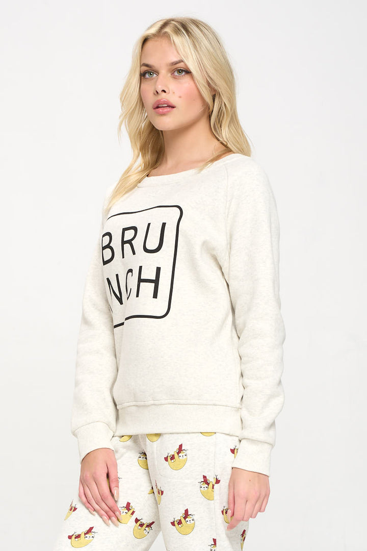 Brunch Print Sweatshirt