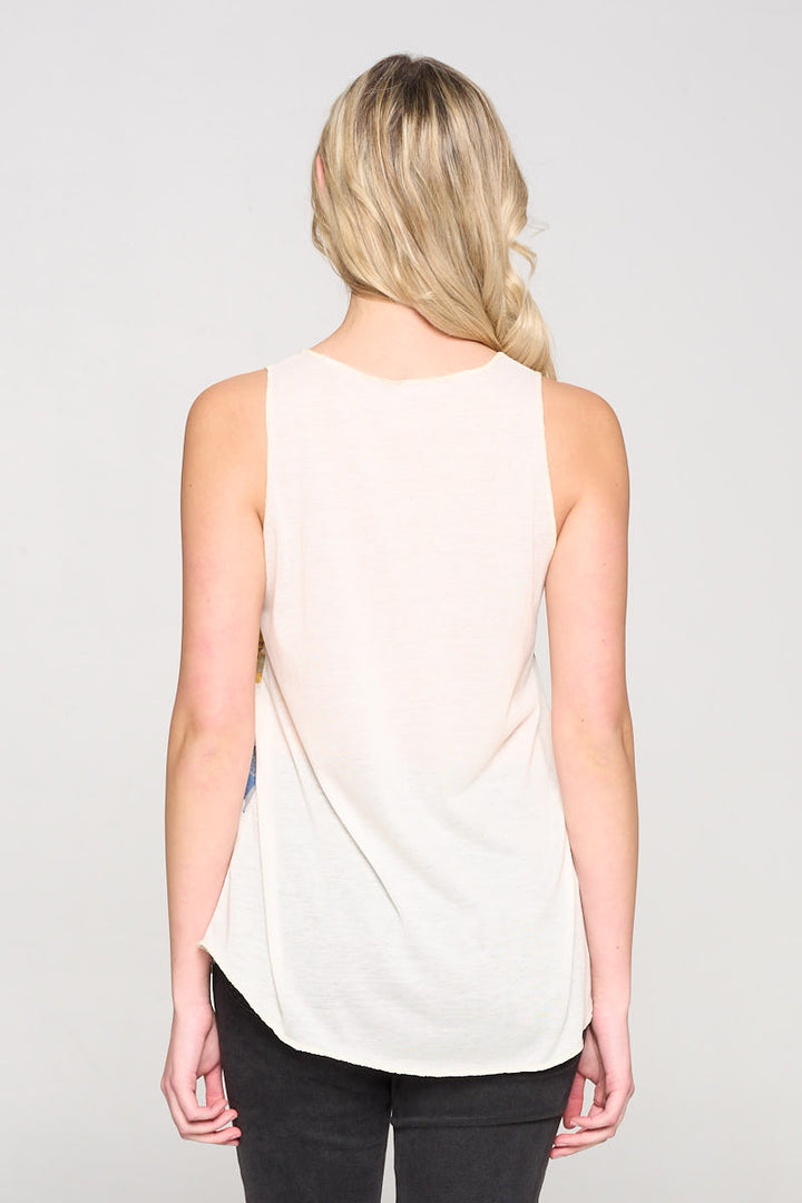 Llama All Over Print Relaxed Fit Tank Top