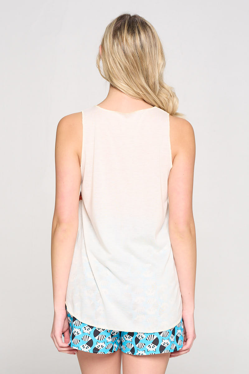 Fox All Over Print Relaxed Fit Tank Top