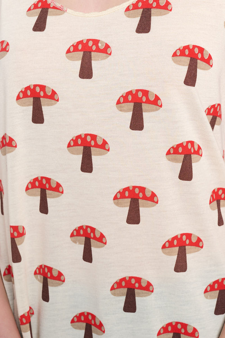 Red Mushroom All Over Print Tank Top