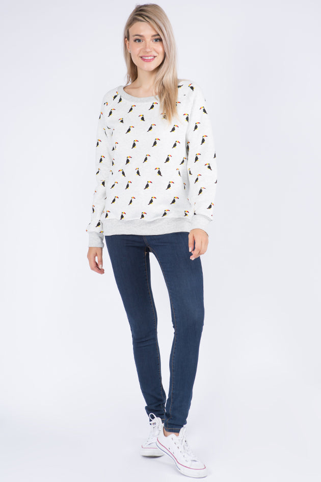 Toucan All Over Print Sweatshirt